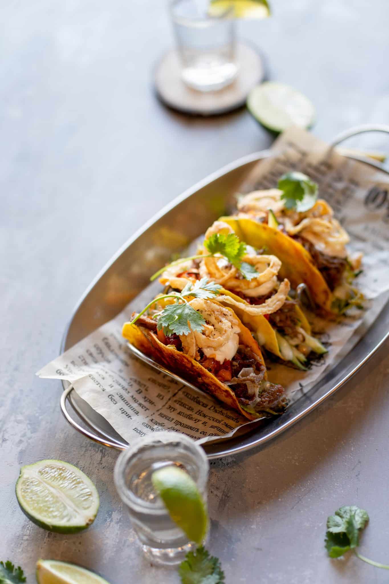 Tacos and Tequila. A Combination Made In Heaven. Stella Blu